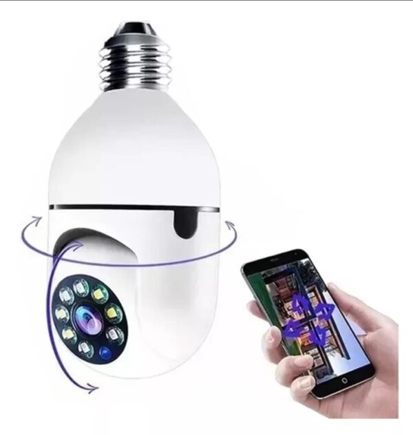 Camara Lampara Vigilancia WIFI