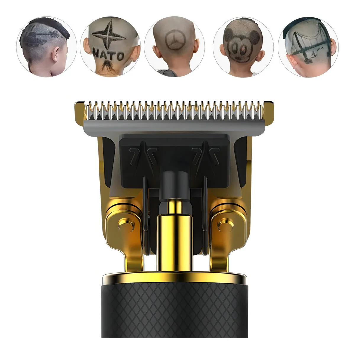 Maquina Barber Vintage T9 Barberia Profesional Recargable - Imagen 2